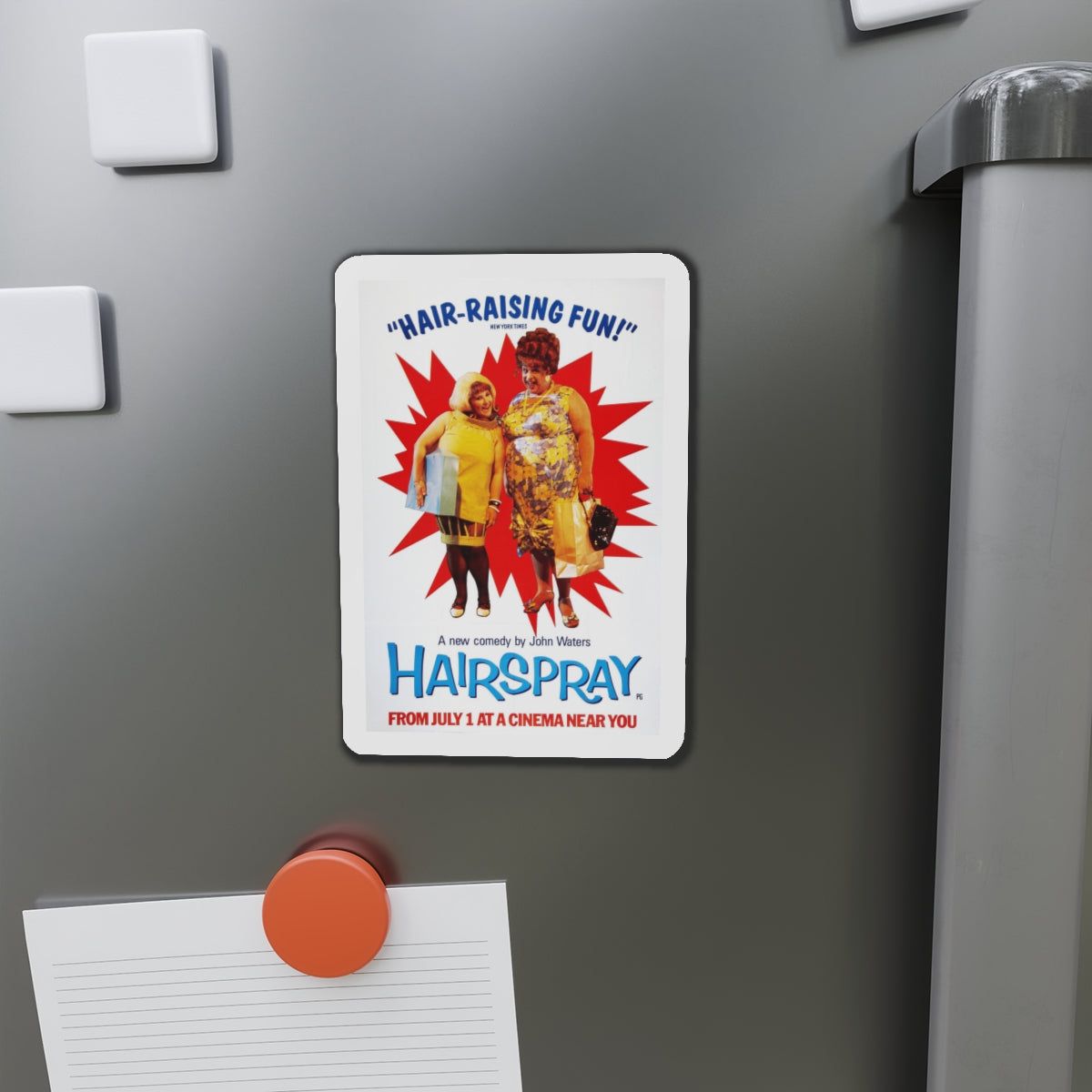 HAIRSPRAY (2) 1988 Movie Poster - Die-Cut Magnet-The Sticker Space