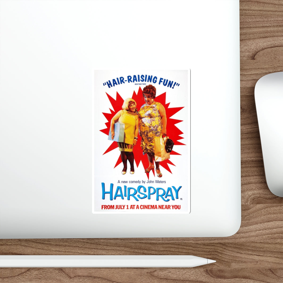 HAIRSPRAY (2) 1988 Movie Poster STICKER Vinyl Die-Cut Decal-The Sticker Space