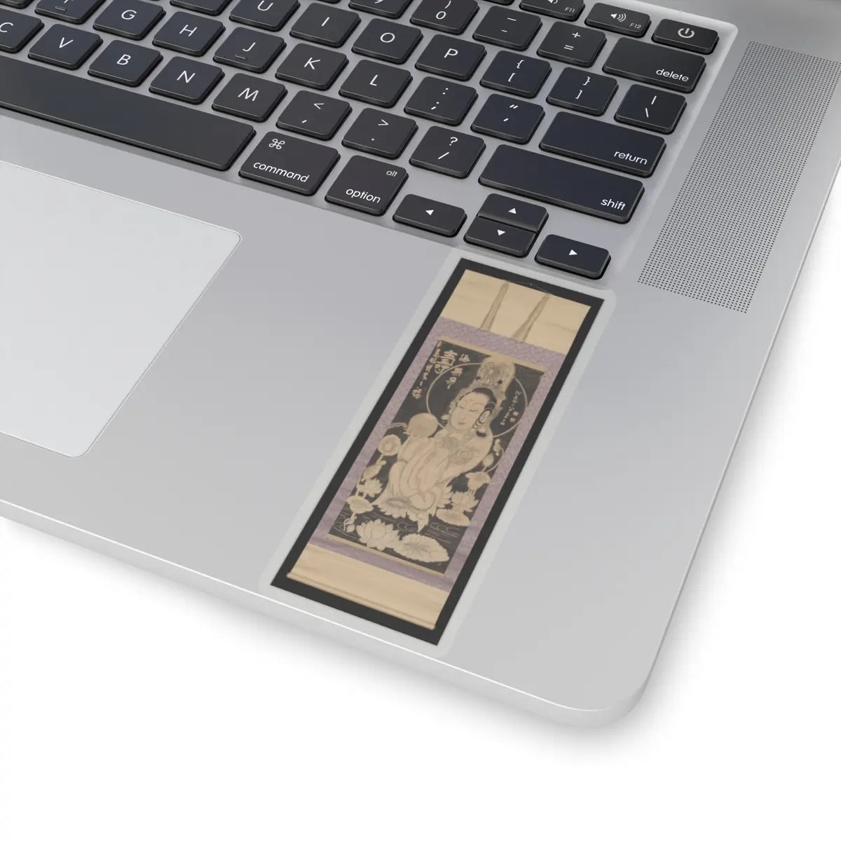 Hakuin Ekaku - Kannon in a Lotus Pond - 1767 v2 - STICKER Vinyl Kiss-Cut Decal