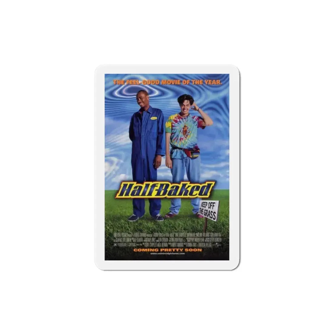 Half Baked 1998 Movie Poster Refrigerator Magnet 4 Inch - The Sticker Space