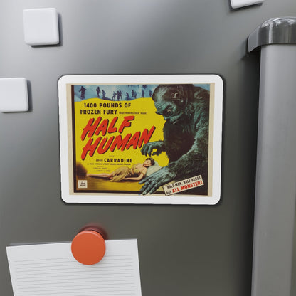 HALF HUMAN 1955 Movie Poster - Die-Cut Magnet-The Sticker Space