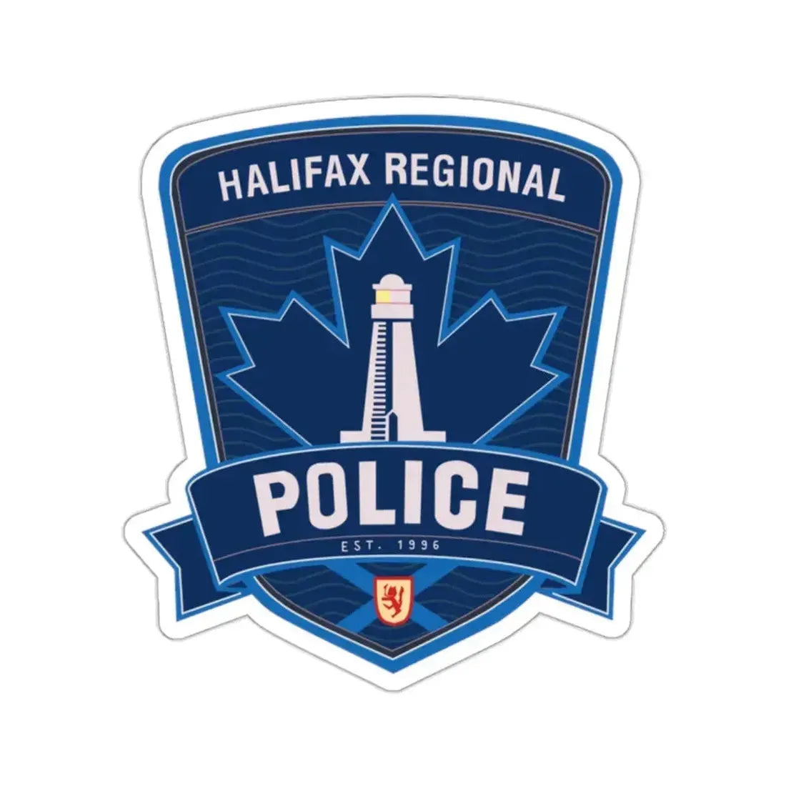 Halifax Regional Police - STICKER Vinyl Kiss-Cut Decal 2 Inch White - The Sticker Space