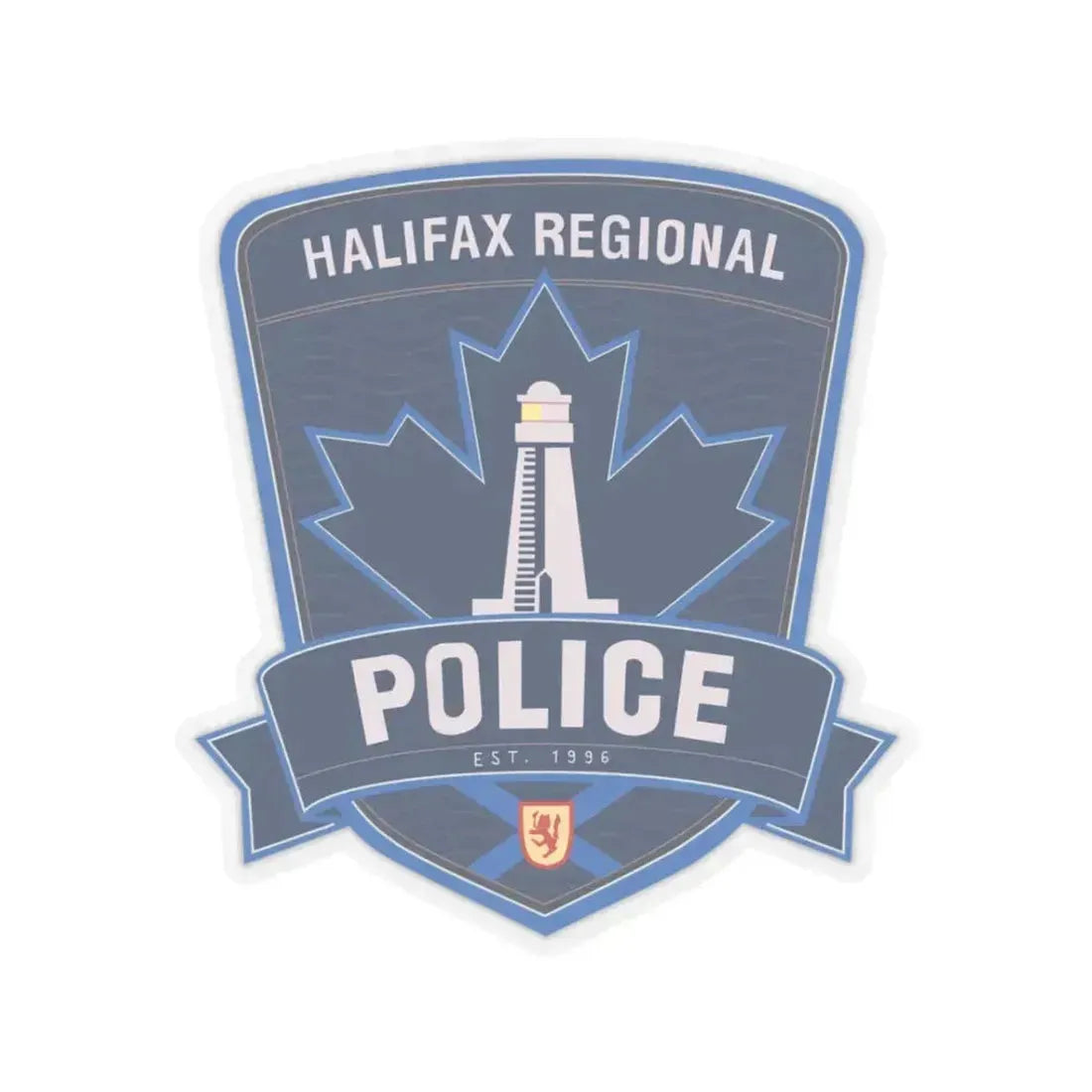 Halifax Regional Police - STICKER Vinyl Kiss-Cut Decal 3 Inch Transparent - The Sticker Space