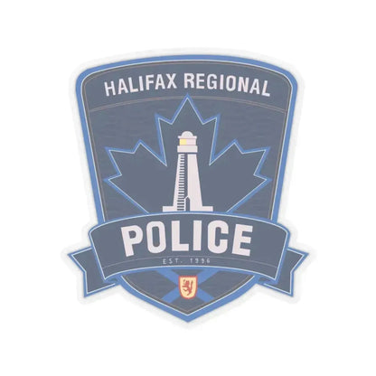 Halifax Regional Police - STICKER Vinyl Kiss-Cut Decal 3 Inch Transparent - The Sticker Space