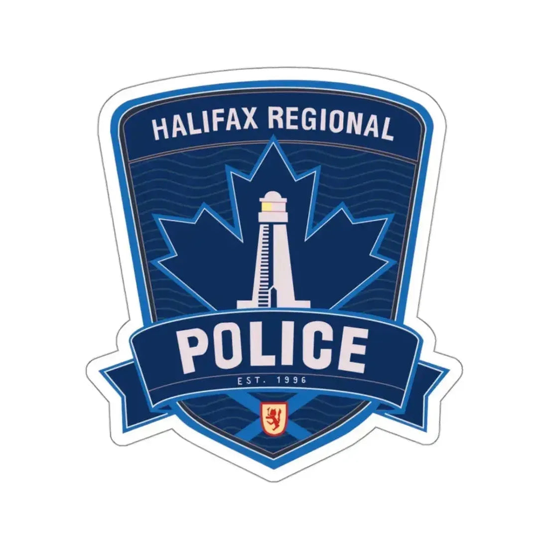 Halifax Regional Police - STICKER Vinyl Kiss-Cut Decal 3 Inch White - The Sticker Space