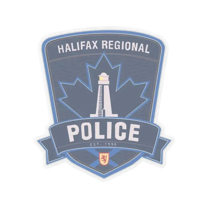 Halifax Regional Police - STICKER Vinyl Kiss-Cut Decal 4 Inch Transparent - The Sticker Space