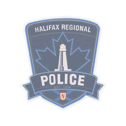 Halifax Regional Police - STICKER Vinyl Kiss-Cut Decal 6 Inch Transparent - The Sticker Space