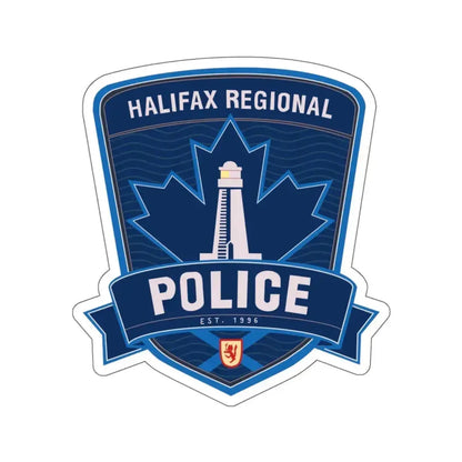 Halifax Regional Police - STICKER Vinyl Kiss-Cut Decal 6 Inch White - The Sticker Space