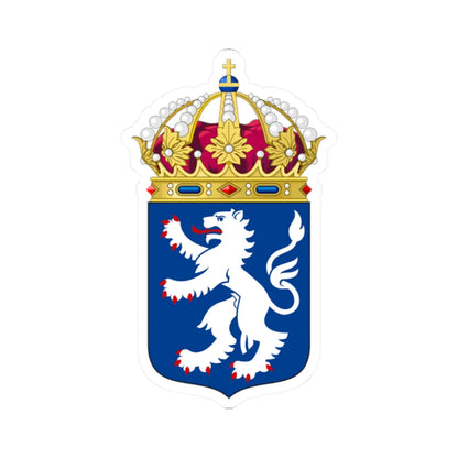 Hallands läns vapen (Sweden) (Coat of Arms) STICKER Vinyl Kiss-Cut Decal 2 Inch White - The Sticker Space