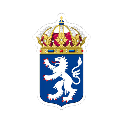 Hallands läns vapen (Sweden) (Coat of Arms) STICKER Vinyl Kiss-Cut Decal 6 Inch White - The Sticker Space