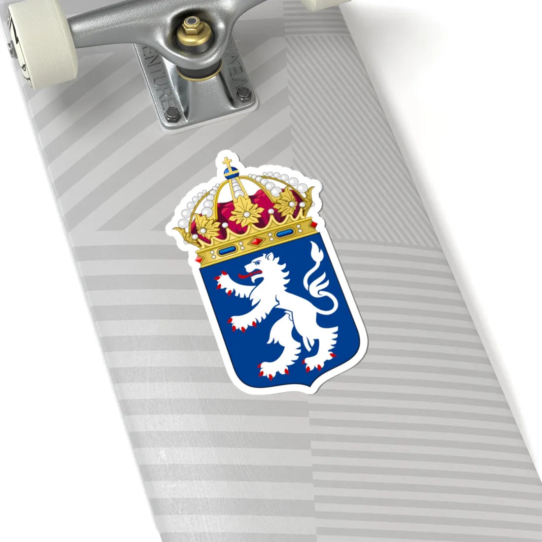 Hallands läns vapen (Sweden) (Coat of Arms) STICKER Vinyl Kiss-Cut Decal - The Sticker Space