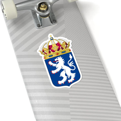 Hallands läns vapen (Sweden) (Coat of Arms) STICKER Vinyl Kiss-Cut Decal - The Sticker Space