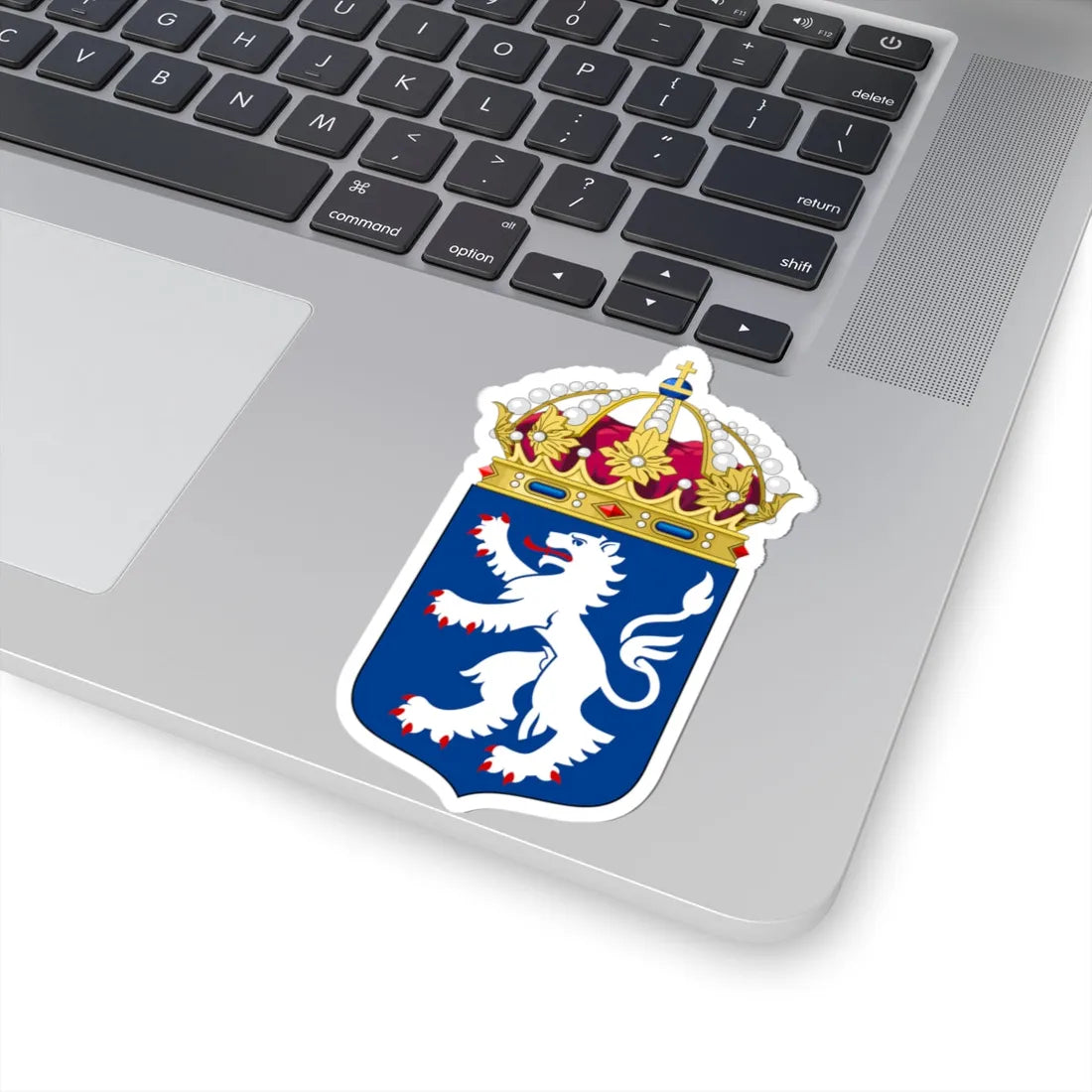 Hallands läns vapen (Sweden) (Coat of Arms) STICKER Vinyl Kiss-Cut Decal - The Sticker Space