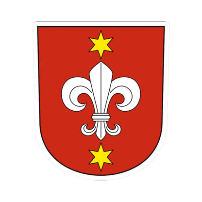 Hallau-blazon (Switzerland) (Coat of Arms) STICKER Vinyl Kiss-Cut Decal 2 Inch White - The Sticker Space