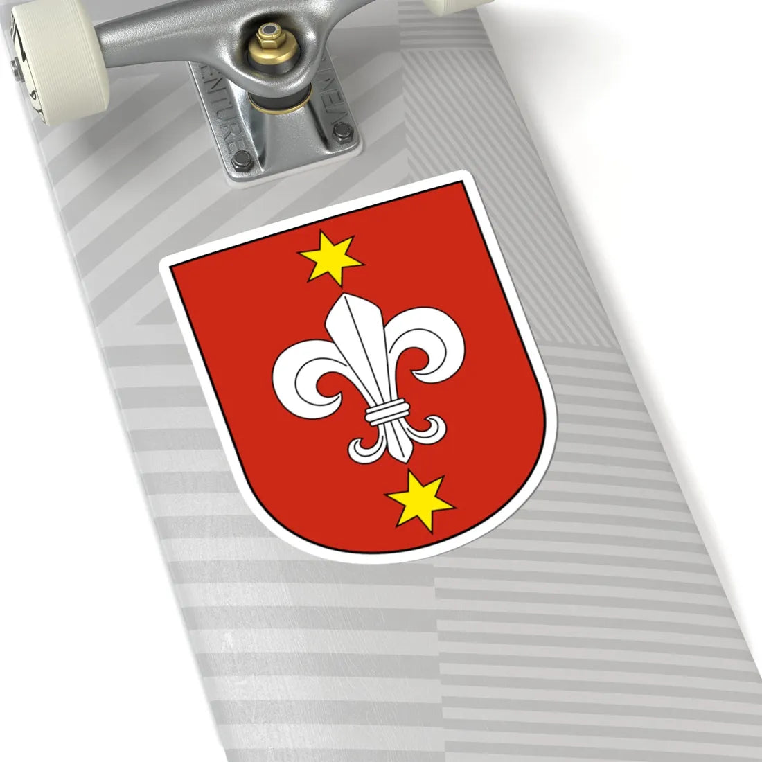 Hallau-blazon (Switzerland) (Coat of Arms) STICKER Vinyl Kiss-Cut Decal - The Sticker Space
