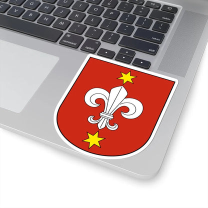 Hallau-blazon (Switzerland) (Coat of Arms) STICKER Vinyl Kiss-Cut Decal - The Sticker Space