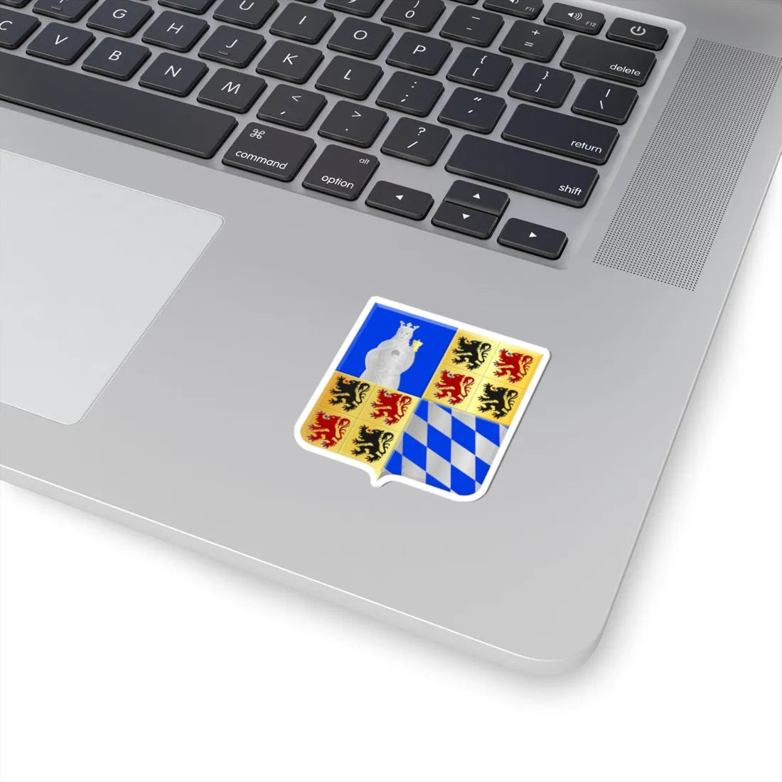 Halle B wapen (Belgium) (Coat of Arms) STICKER Vinyl Kiss-Cut Decal - The Sticker Space