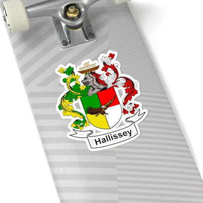 Hallissey Coat of Arms (Ireland) (Coat of Arms) STICKER Vinyl Kiss-Cut Decal - The Sticker Space