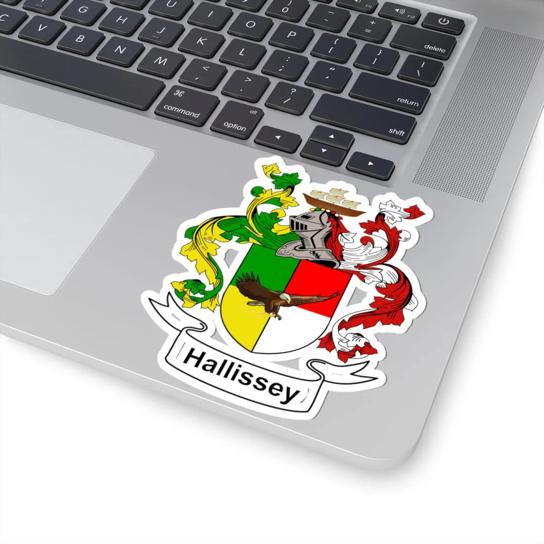 Hallissey Coat of Arms (Ireland) (Coat of Arms) STICKER Vinyl Kiss-Cut Decal - The Sticker Space