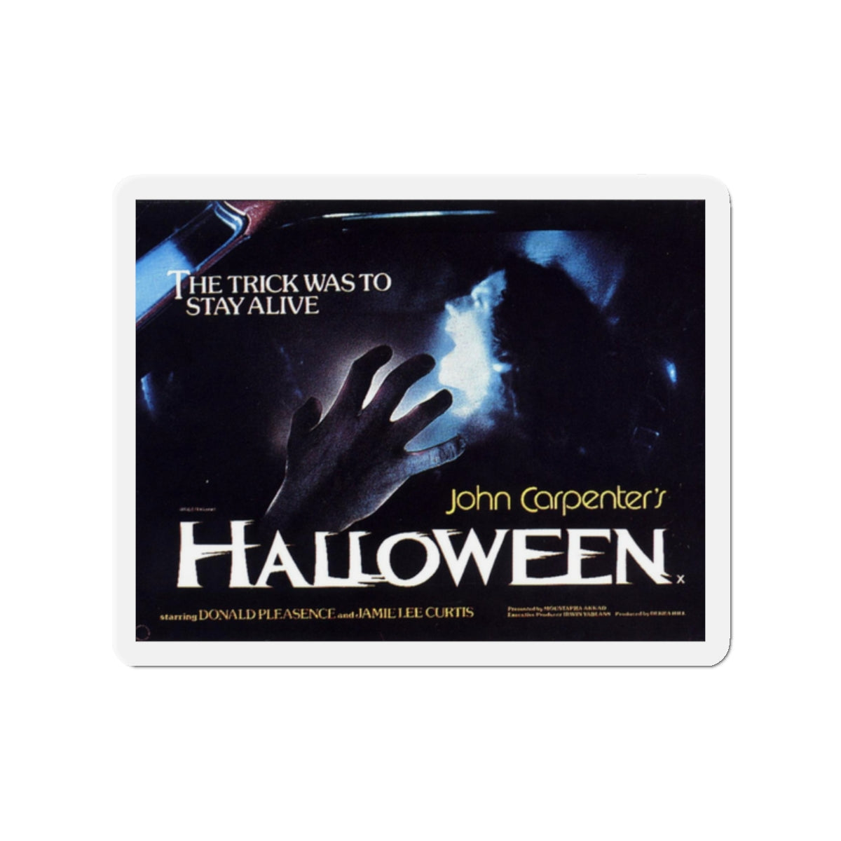 HALLOWEEN (2) 1978 Movie Poster - Die-Cut Magnet-2" x 2"-The Sticker Space