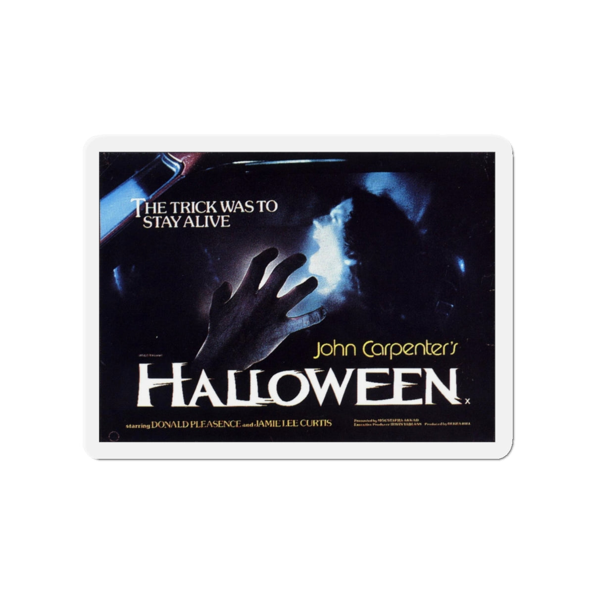 HALLOWEEN (2) 1978 Movie Poster - Die-Cut Magnet-4" x 4"-The Sticker Space