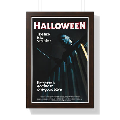 HALLOWEEN (3) 1978 - Framed Movie Poster-16″ x 24″-The Sticker Space