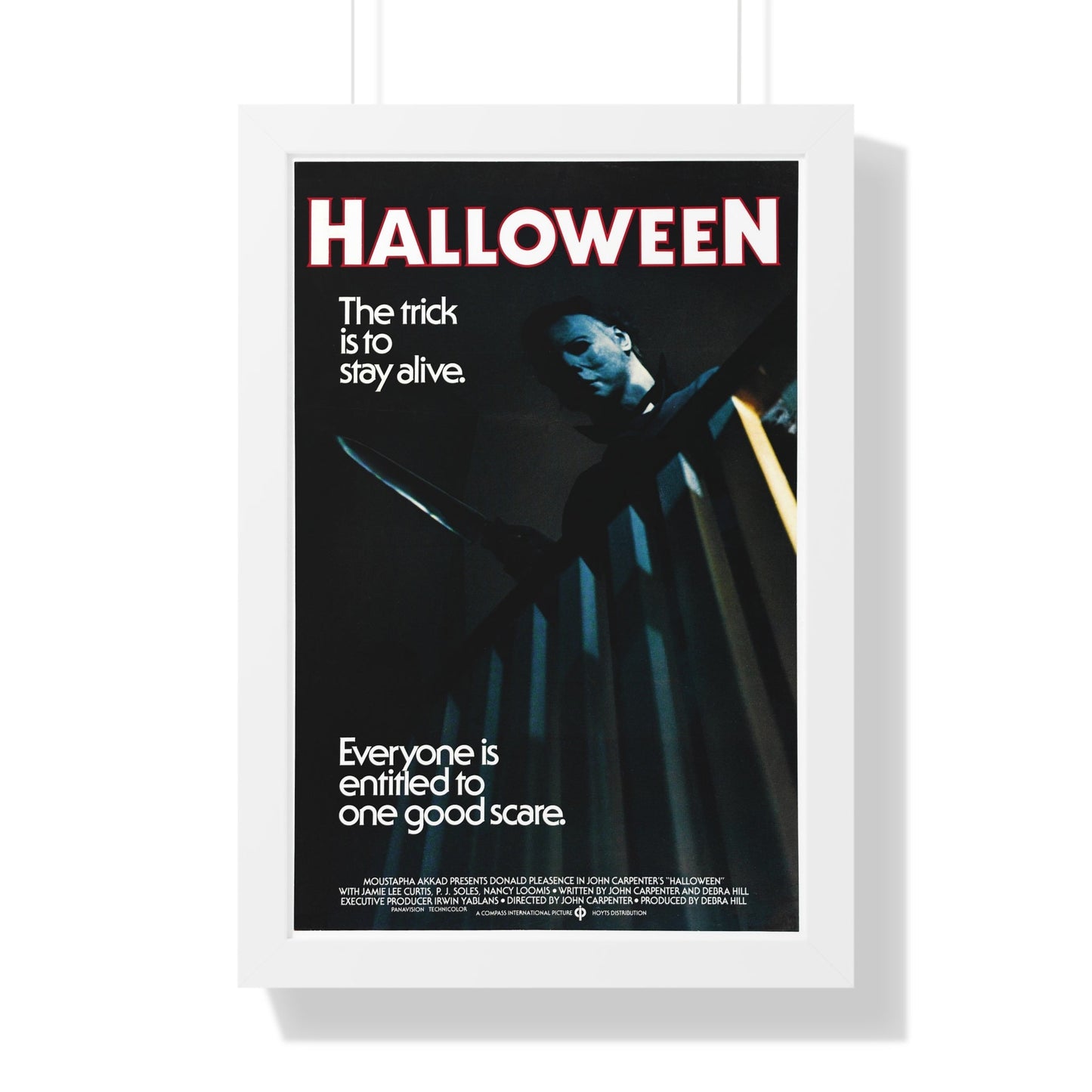 HALLOWEEN (3) 1978 - Framed Movie Poster-16″ x 24″-The Sticker Space