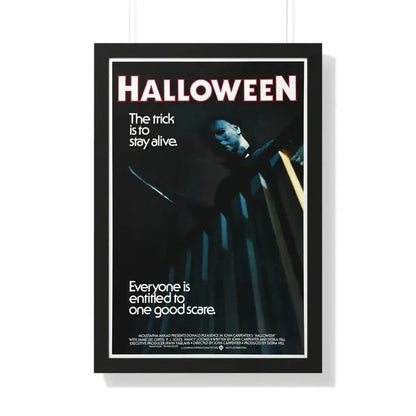 HALLOWEEN (3) 1978 - Framed Movie Poster 20" x 30" Black - The Sticker Space