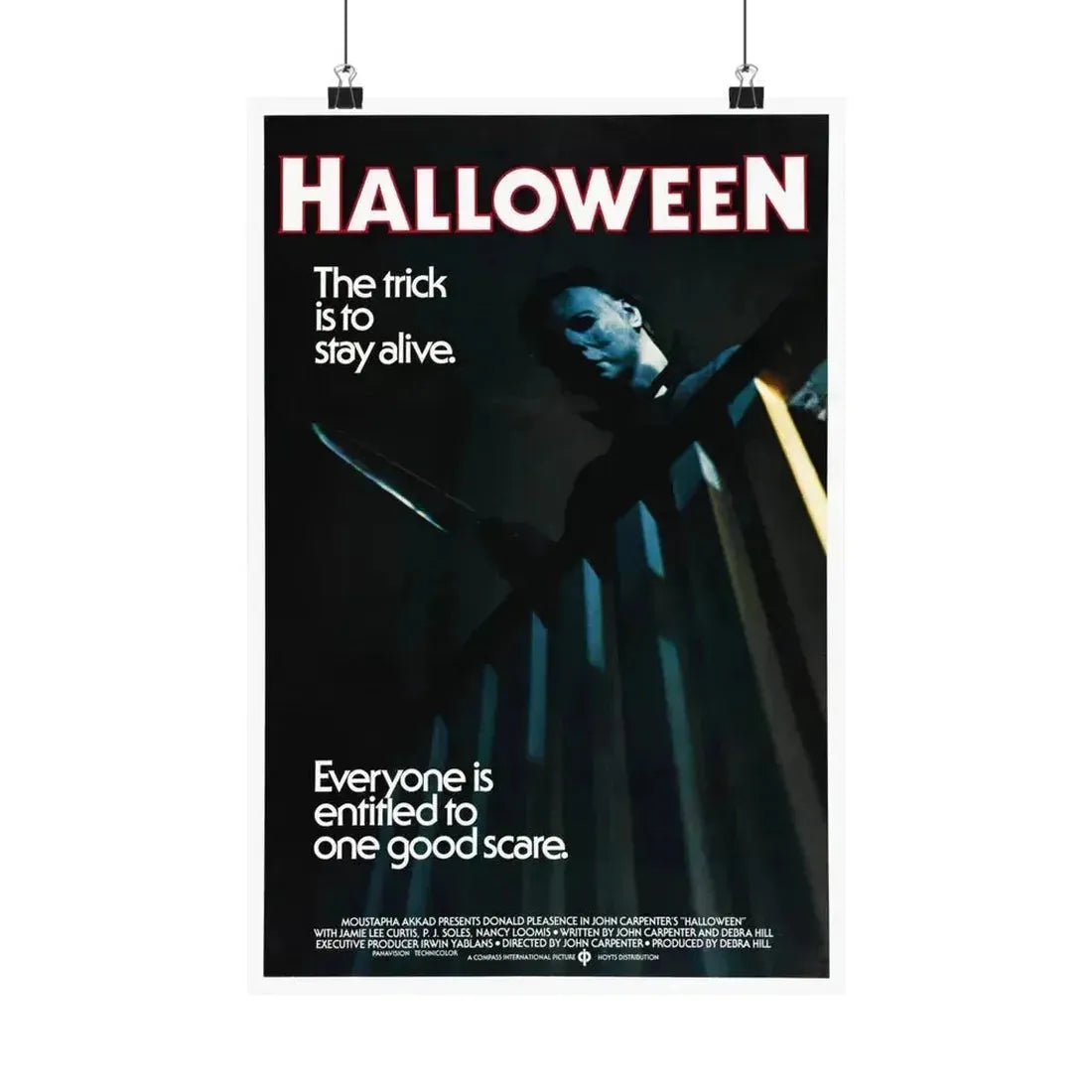 HALLOWEEN (3) 1978 - Paper Movie Poster 12″ x 18″ Matte - The Sticker Space