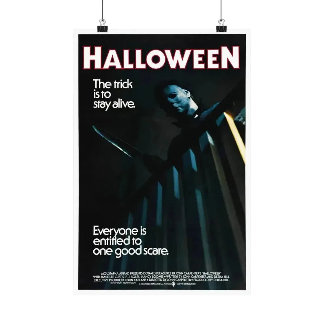 HALLOWEEN (3) 1978 - Paper Movie Poster - The Sticker Space