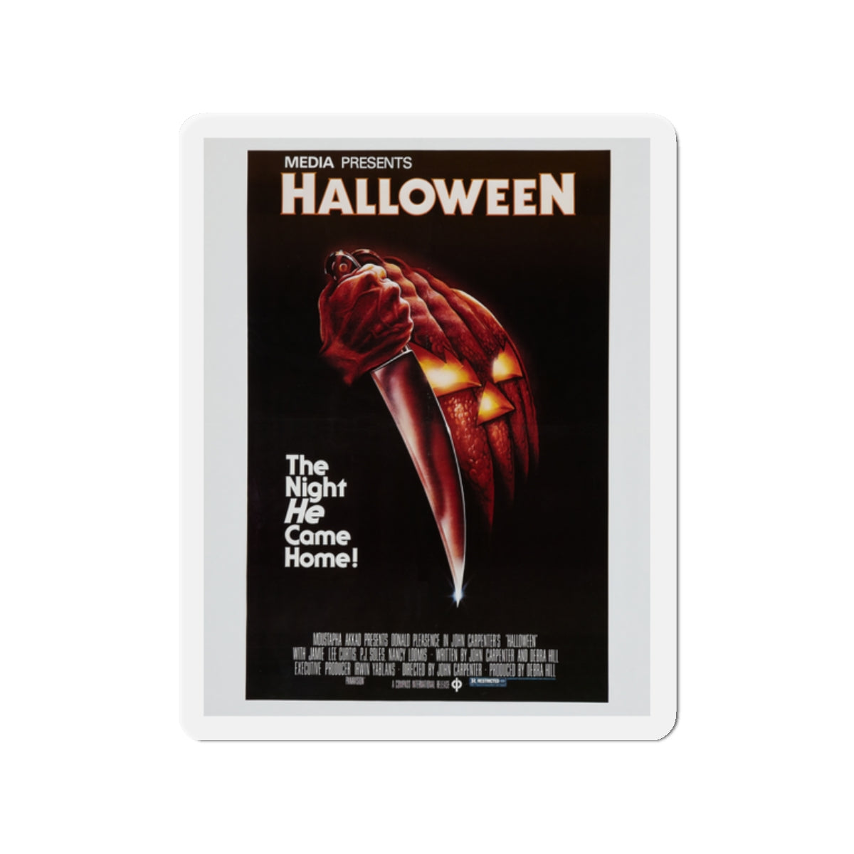 HALLOWEEN (4) 1978 Movie Poster - Die-Cut Magnet-2" x 2"-The Sticker Space