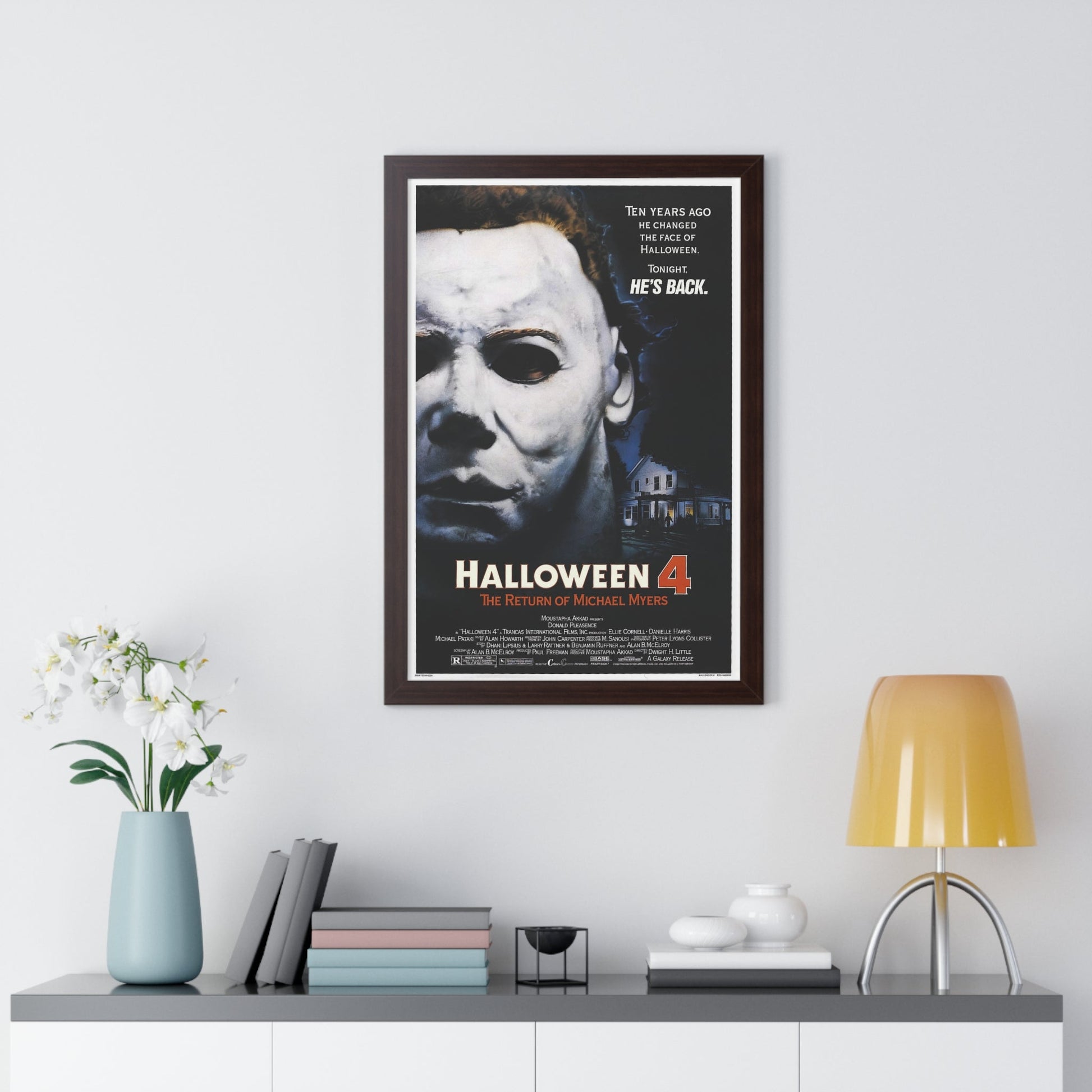 HALLOWEEN 4 1988 - Framed Movie Poster-The Sticker Space