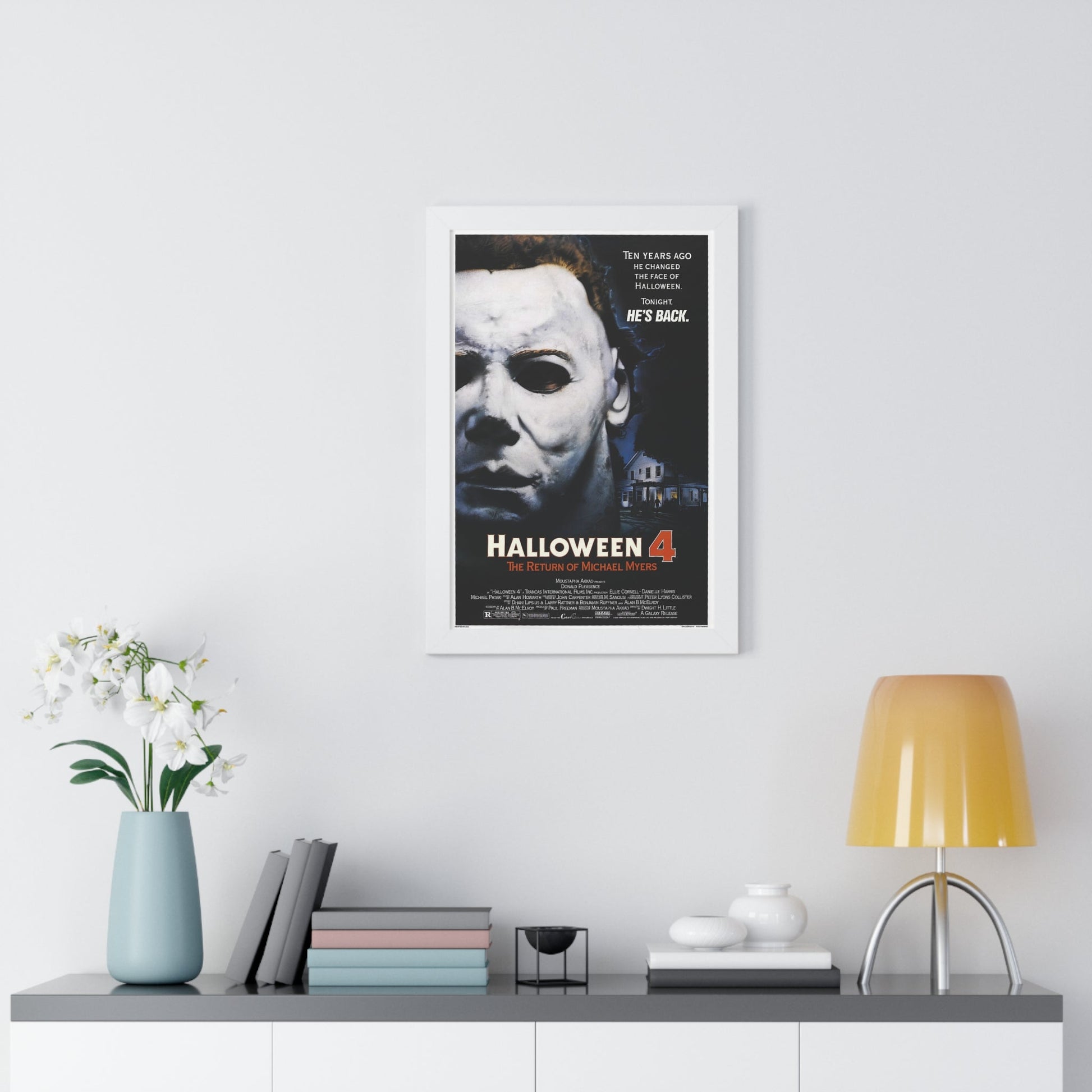 HALLOWEEN 4 1988 - Framed Movie Poster-The Sticker Space