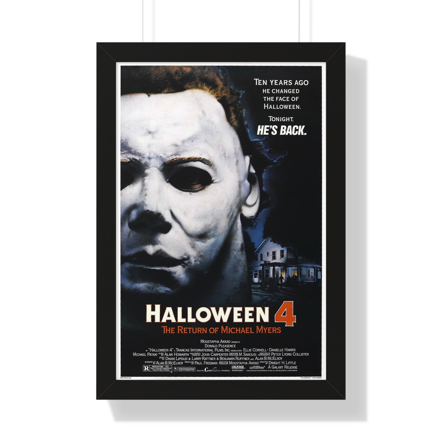 HALLOWEEN 4 1988 - Framed Movie Poster-16″ x 24″-The Sticker Space