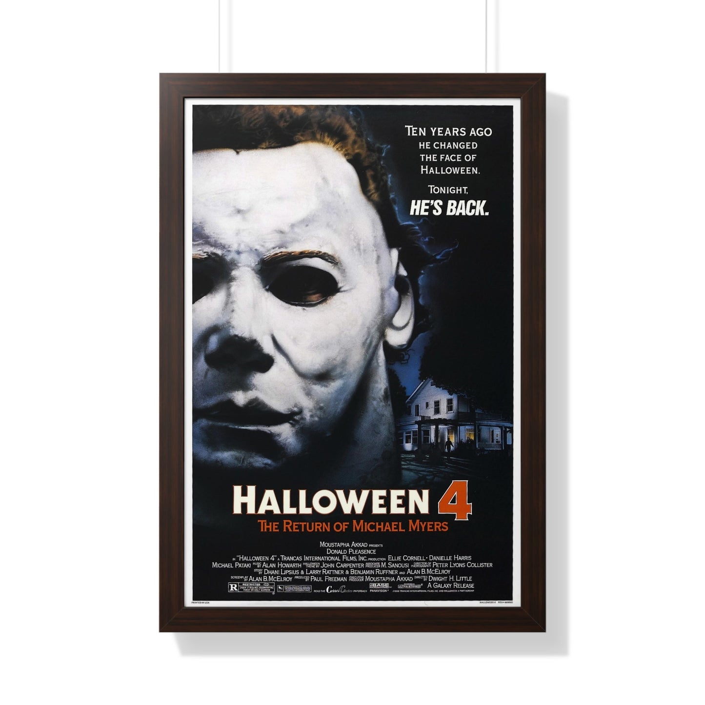 HALLOWEEN 4 1988 - Framed Movie Poster-20" x 30"-The Sticker Space