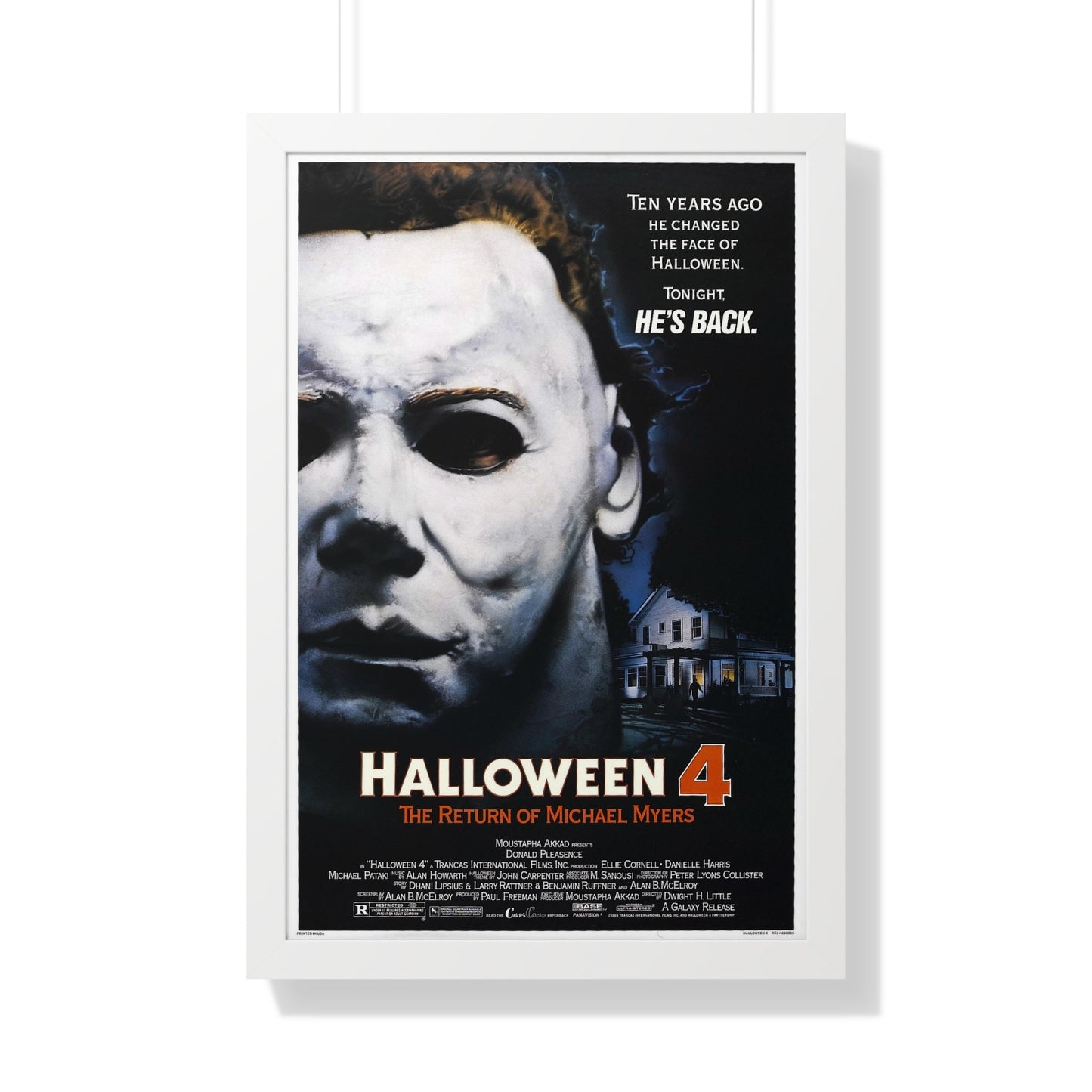 HALLOWEEN 4 1988 - Framed Movie Poster-20" x 30"-The Sticker Space