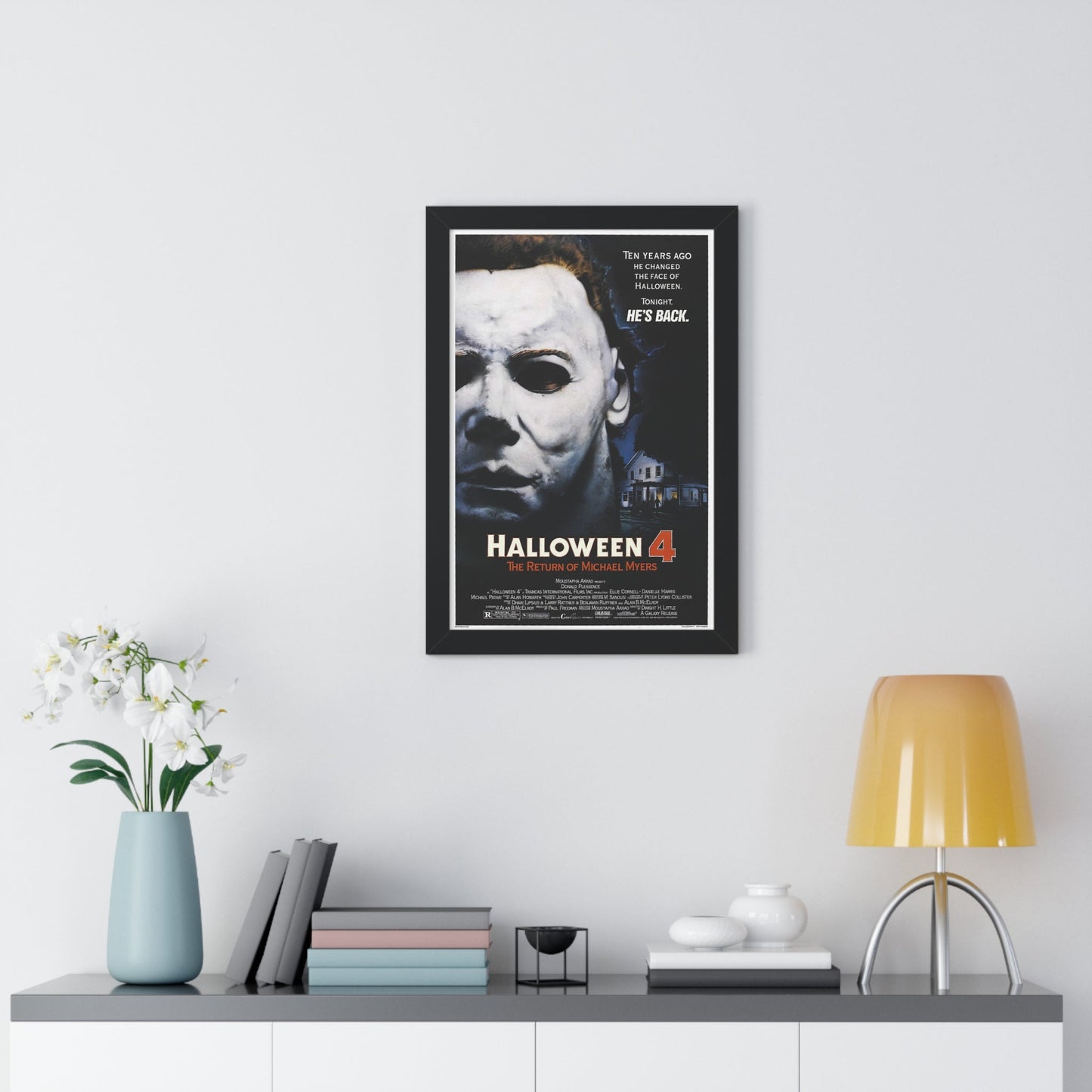 HALLOWEEN 4 1988 - Framed Movie Poster-The Sticker Space