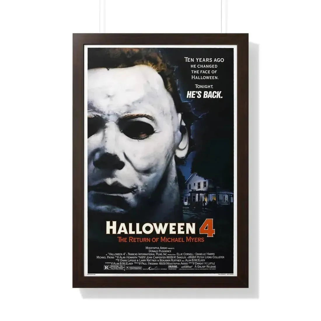 HALLOWEEN 4 1988 - Framed Movie Poster - The Sticker Space