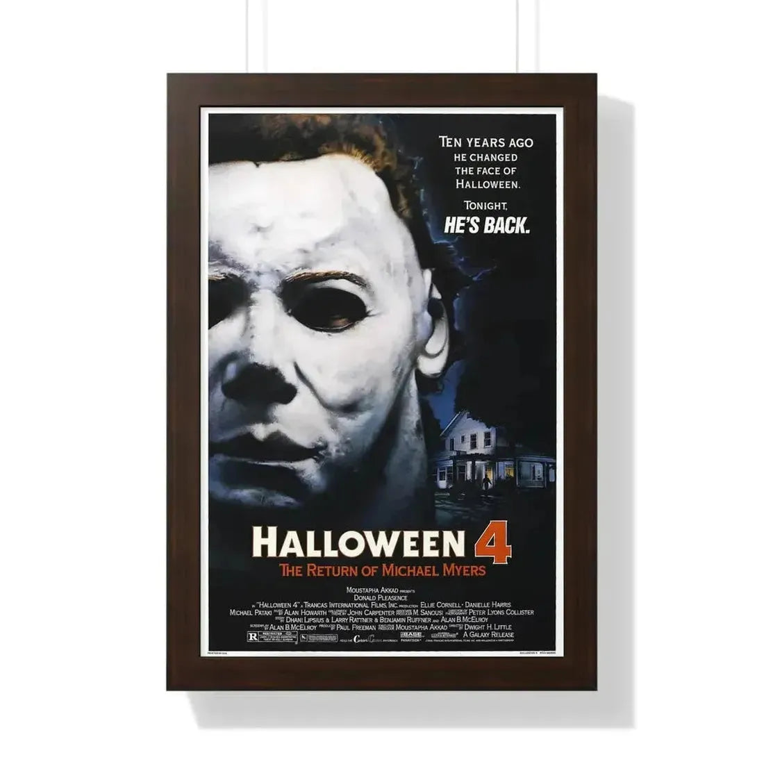 HALLOWEEN 4 1988 - Framed Movie Poster - The Sticker Space