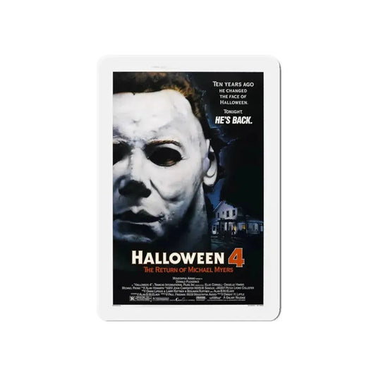 HALLOWEEN 4 1988 Movie Poster - Refrigerator Magnet 6 Inch - The Sticker Space