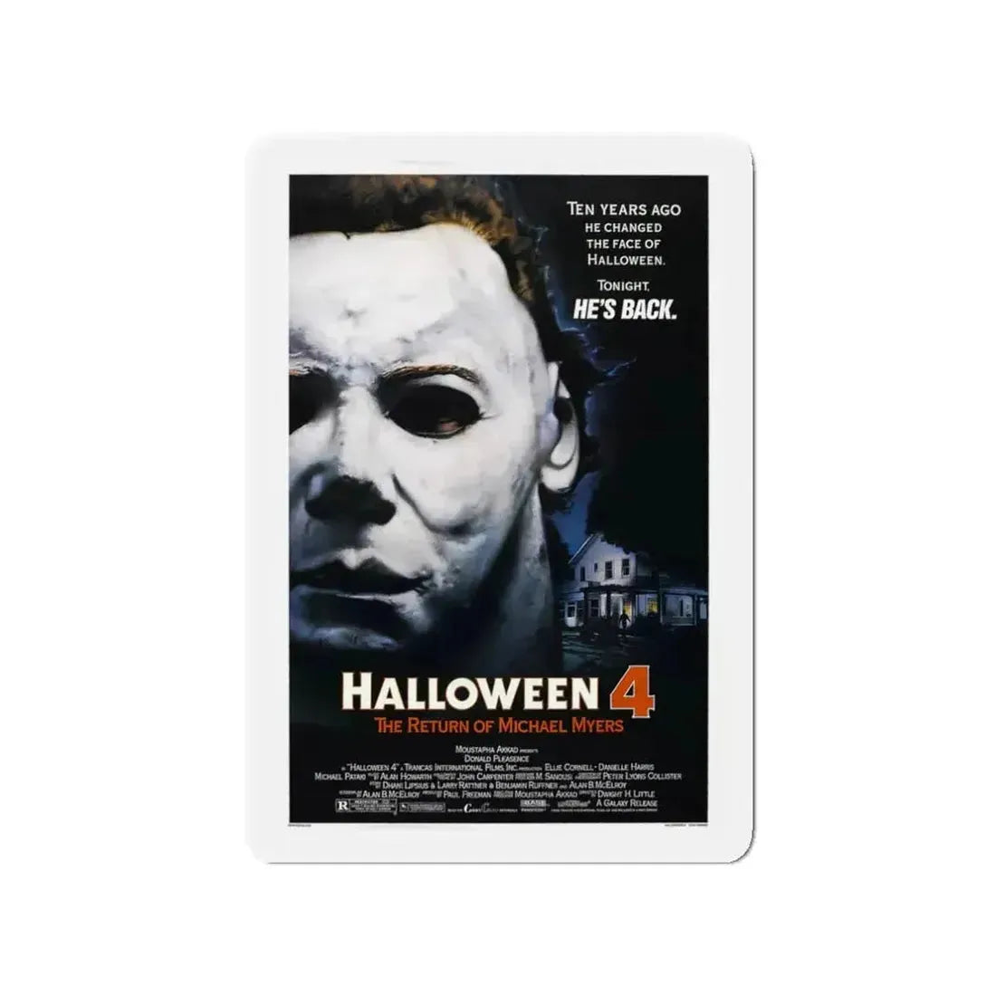 HALLOWEEN 4 1988 Movie Poster - Refrigerator Magnet - The Sticker Space
