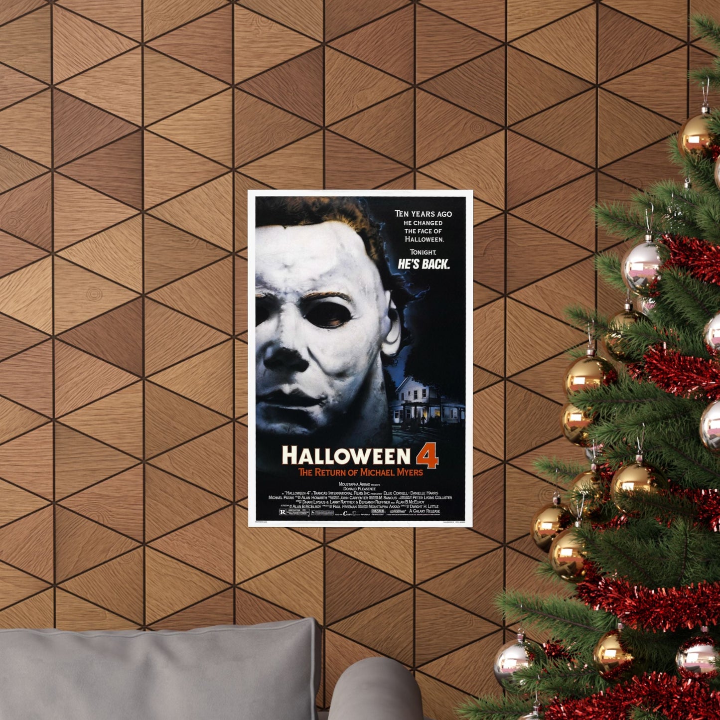 HALLOWEEN 4 1988 - Paper Movie Poster-The Sticker Space