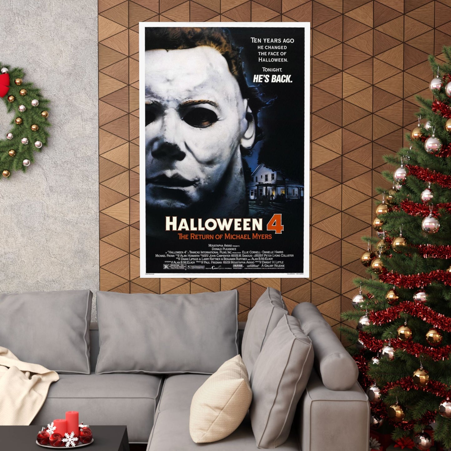 HALLOWEEN 4 1988 - Paper Movie Poster-The Sticker Space