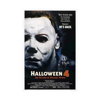 HALLOWEEN 4 1988 - Paper Movie Poster - The Sticker Space