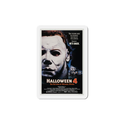 Halloween 4 The Return of Michael 1988 Movie Poster Die-Cut Magnet-5" x 5"-The Sticker Space