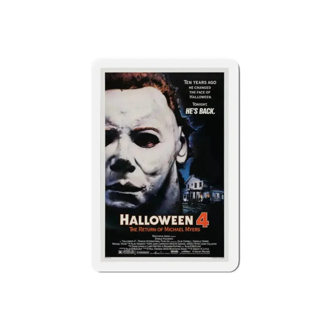 Halloween 4 The Return of Michael 1988 Movie Poster Refrigerator Magnet 2 Inch - The Sticker Space