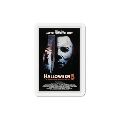 Halloween 5 1989 Movie Poster Refrigerator Magnet 3 Inch - The Sticker Space