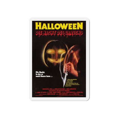 HALLOWEEN (GERMAN) 1978 Movie Poster - Die-Cut Magnet-6 × 6"-The Sticker Space