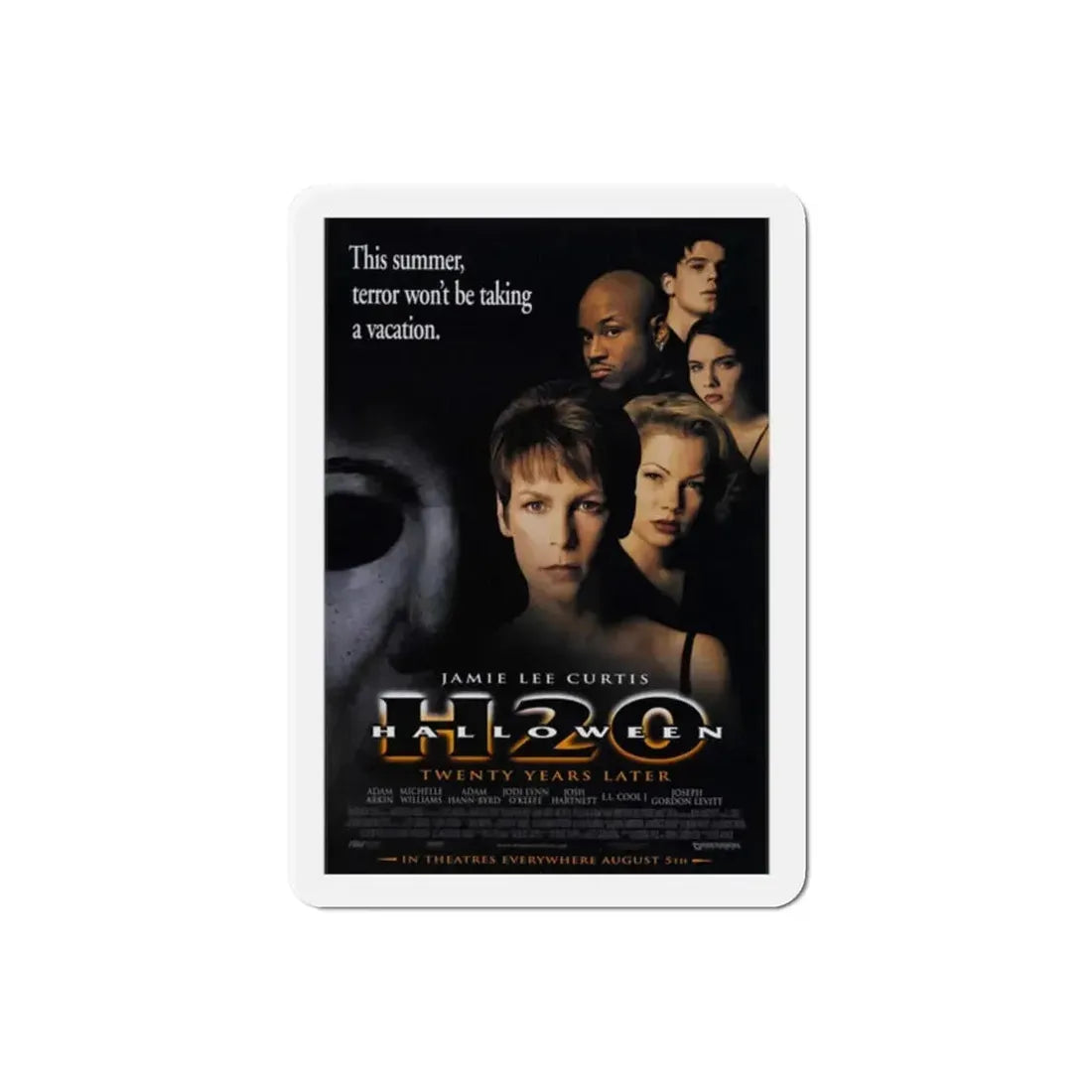 Halloween H20 1998 Movie Poster Refrigerator Magnet - The Sticker Space
