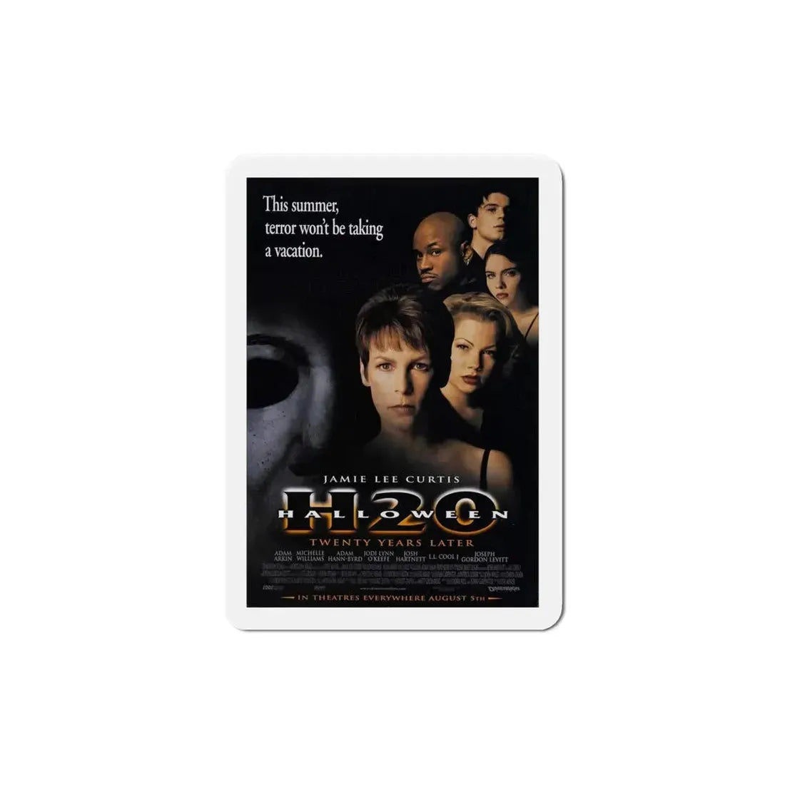 Halloween H20 1998 Movie Poster Refrigerator Magnet - The Sticker Space